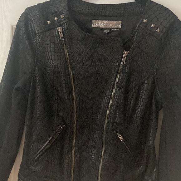 Guess Motorcycle Jacket Size M - Picture 2 of 5